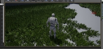 UE4可互动碰撞的草地工程文件和使用视频教学