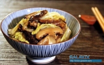 娃娃菜炒香菇